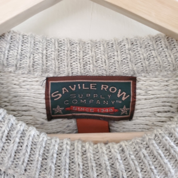 Vintage Savile Row Nordic Holiday Sweater - Picture 2 of 6